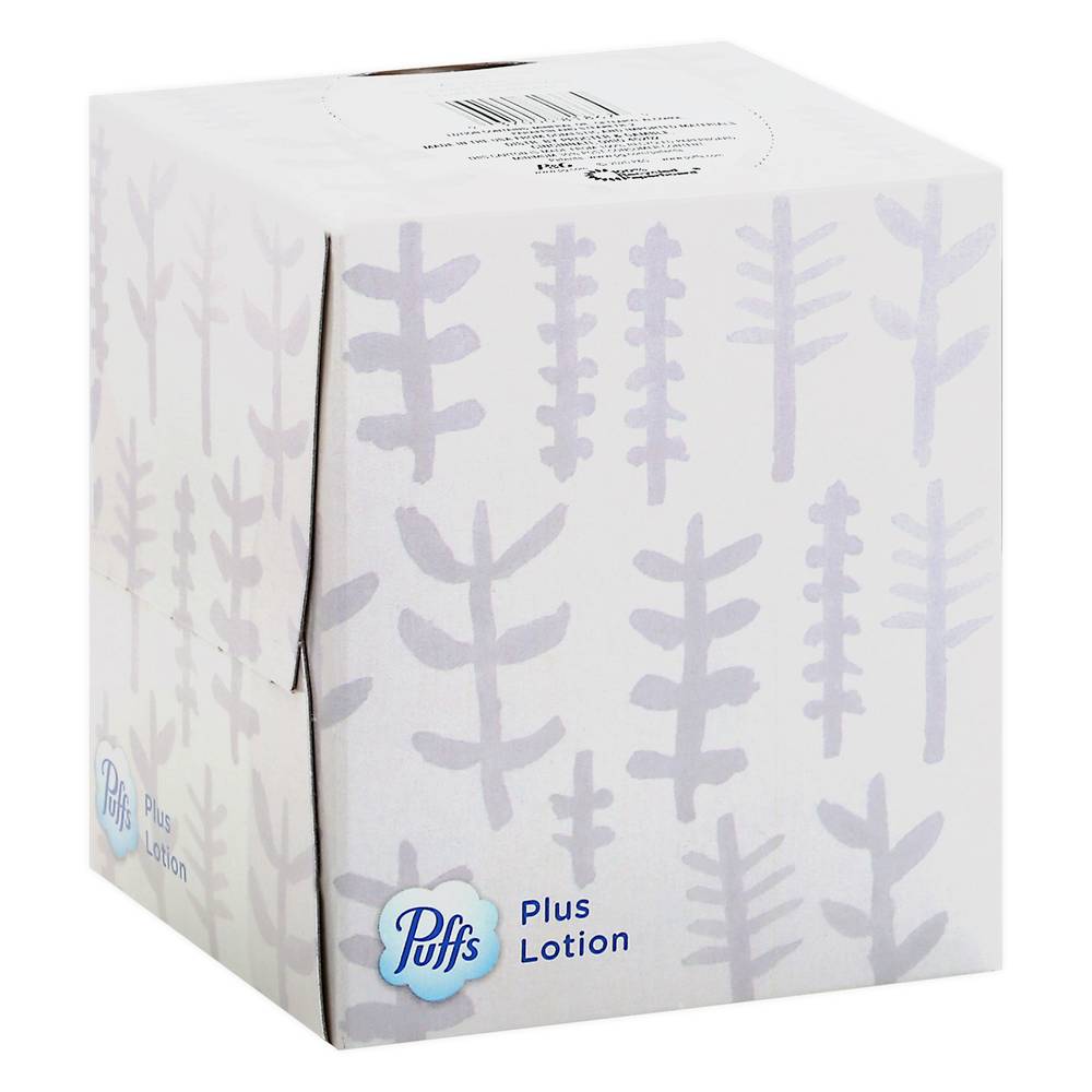 Puffs Plus Lotion 2-ply White Facial Tissues