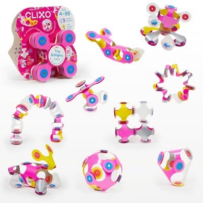 Clixo Tiny & Mighty Magnetic Building Set, Assorted (9 ct)