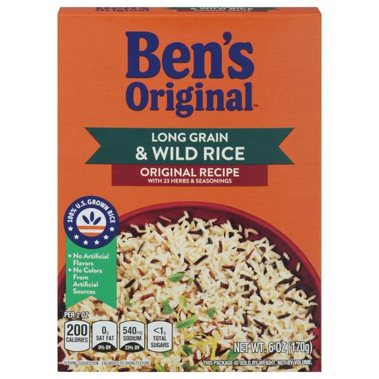 Ben's Original Original Recipe Long Grain & Wild Rice
