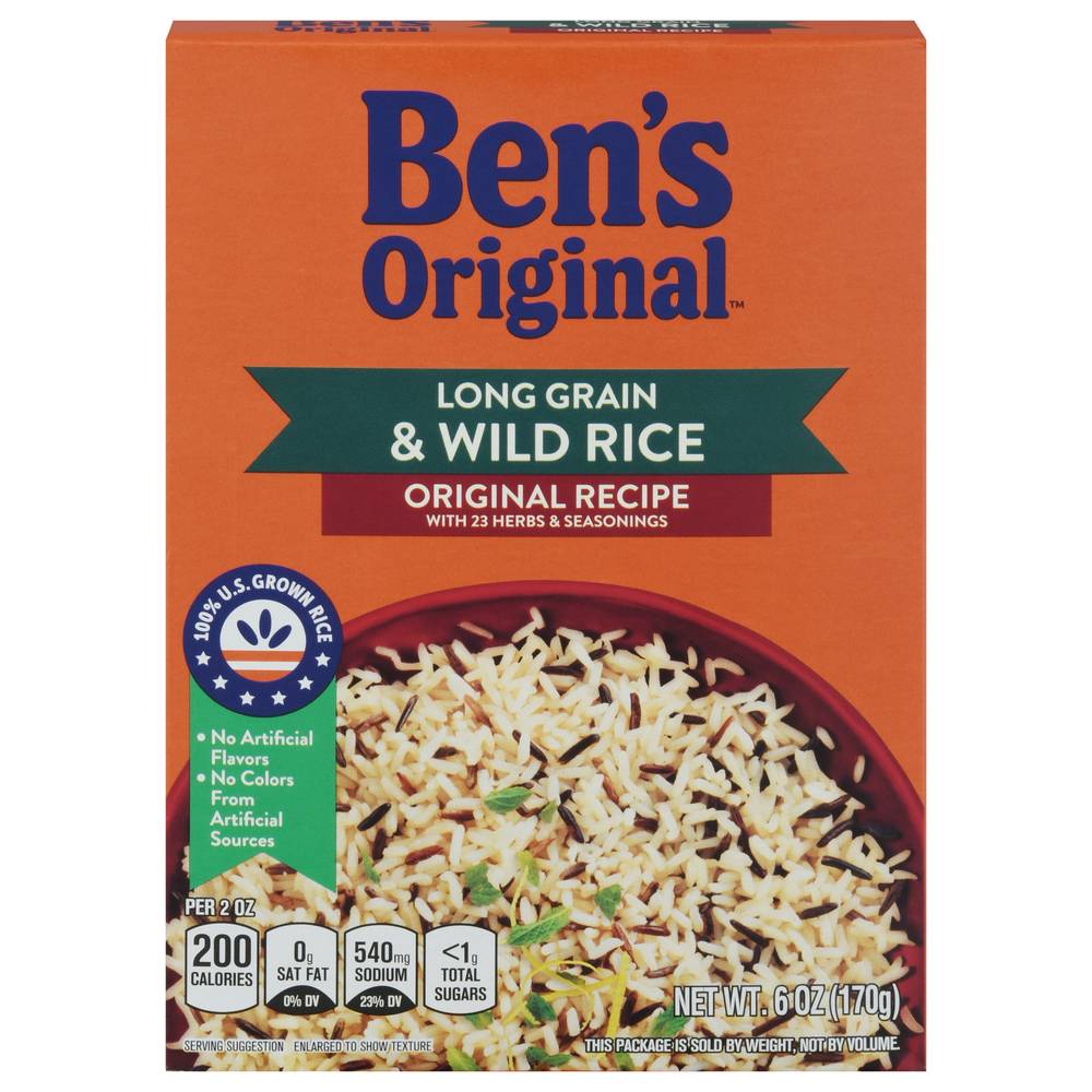 Ben's Original Original Recipe Long Grain & Wild Rice (6 oz)