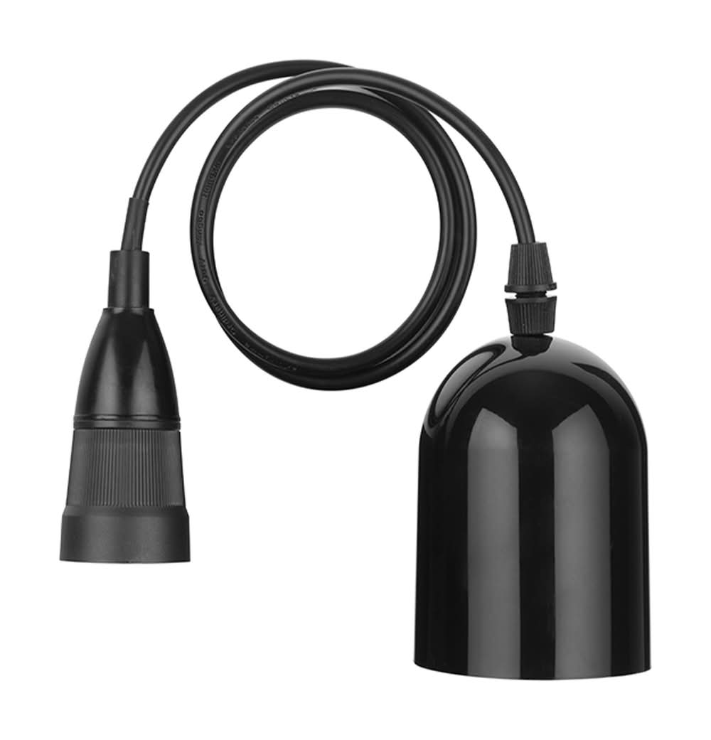 Brilliant Black D.I.Y. Pendant Light Suspension Kit