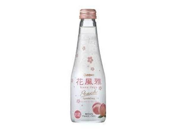 Ozeki Hana Fuga Peach Sparkling Sake 250ml Bottle