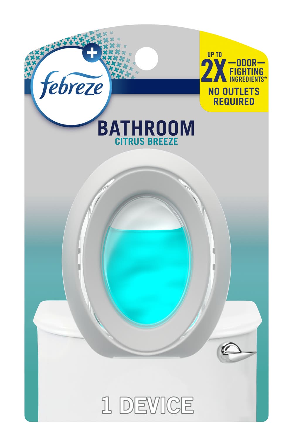 Febreze Small Spaces Air Freshener Bathroom Odor Fighter, Citrus (7.5 ml)
