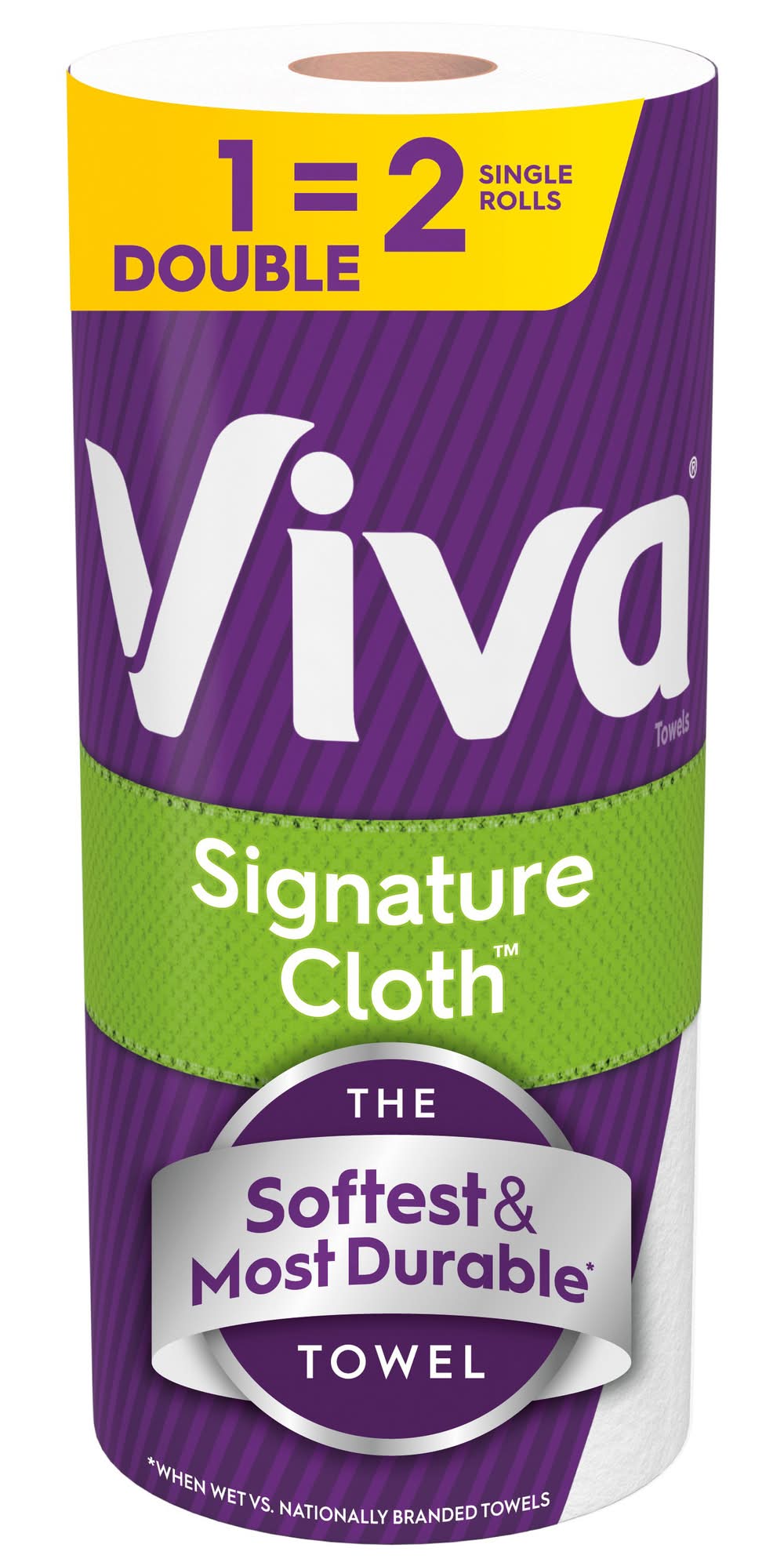 Viva Signature Cloth Paper 1 Ply Towels, 11x5.9 in (94 ct)