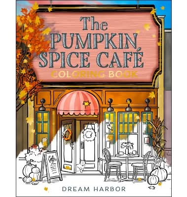 Book the Pumpkin Spice Café Coloring Book- Laurie Gilmore
