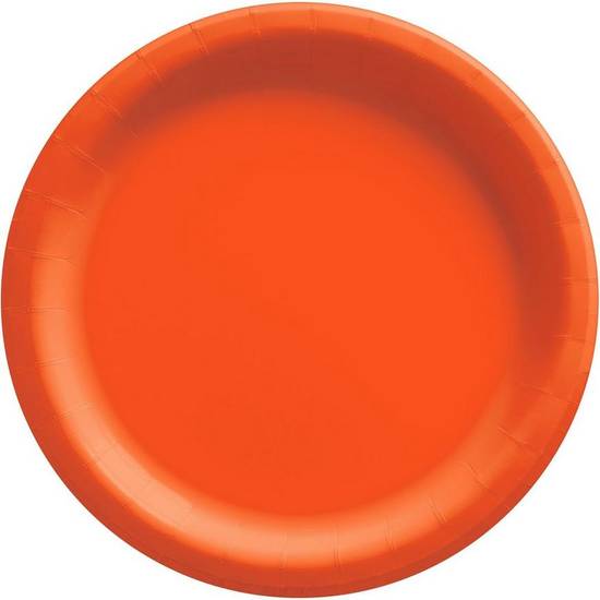 Gold Extra Sturdy Paper Lunch Plates, 8.5in, 20ct