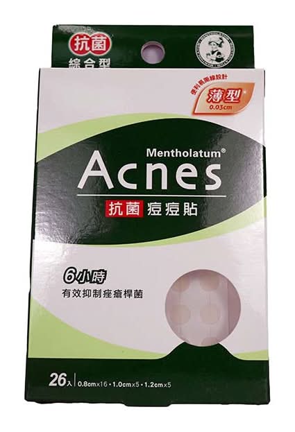 Acnes抗菌痘痘貼綜合 | 26 入 #42001522