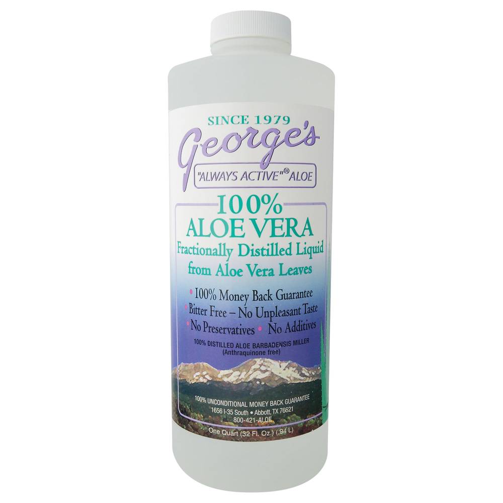 George'S 100% Aloe Vera Liquid (32 Fluid Ounces)
