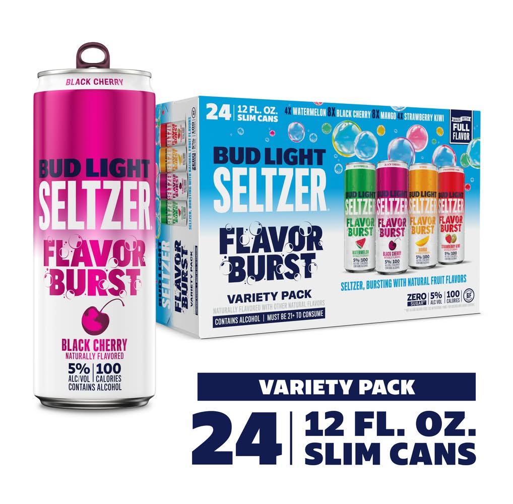 Bud Light Classic Hard Seltzer Variety pack (24 x 12 fl oz)