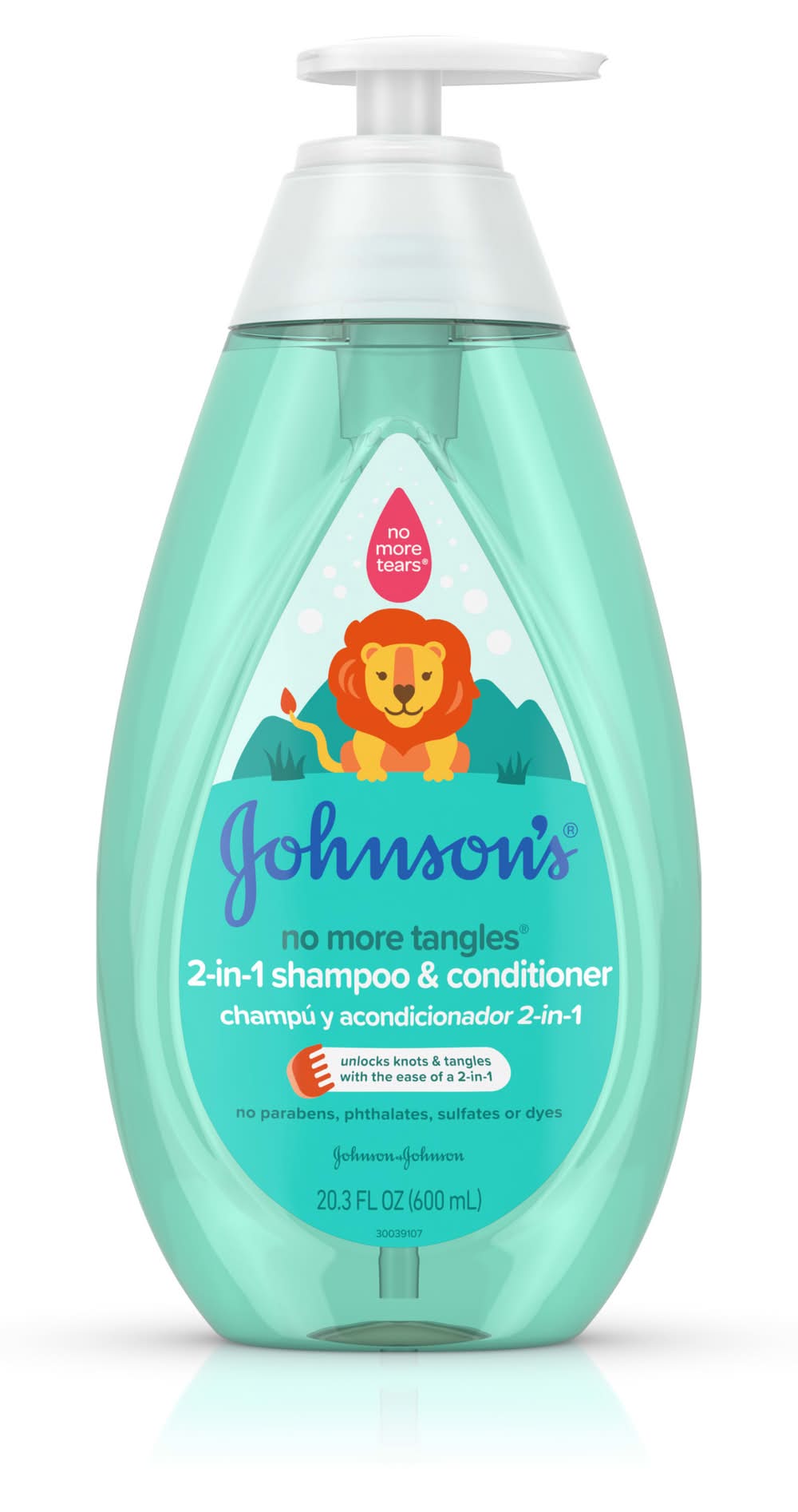 Johnson's No More Tangles 2-in-1 Shampoo & Conditioner (20.3 fl oz)
