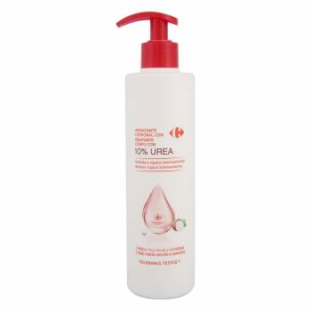 Crema corporal hidratante 10% Urea Carrefour 400 ml.