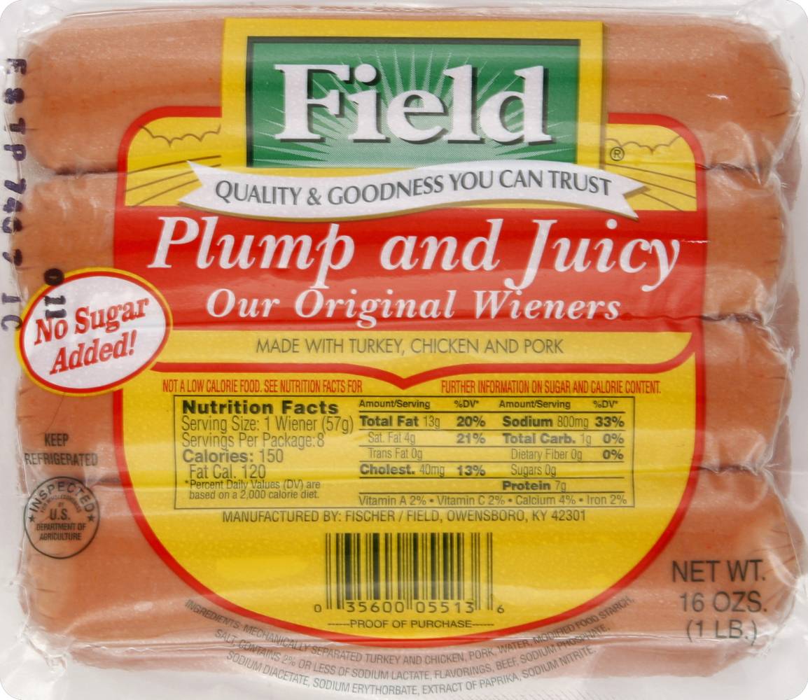 Field Plump & Juicy Franks