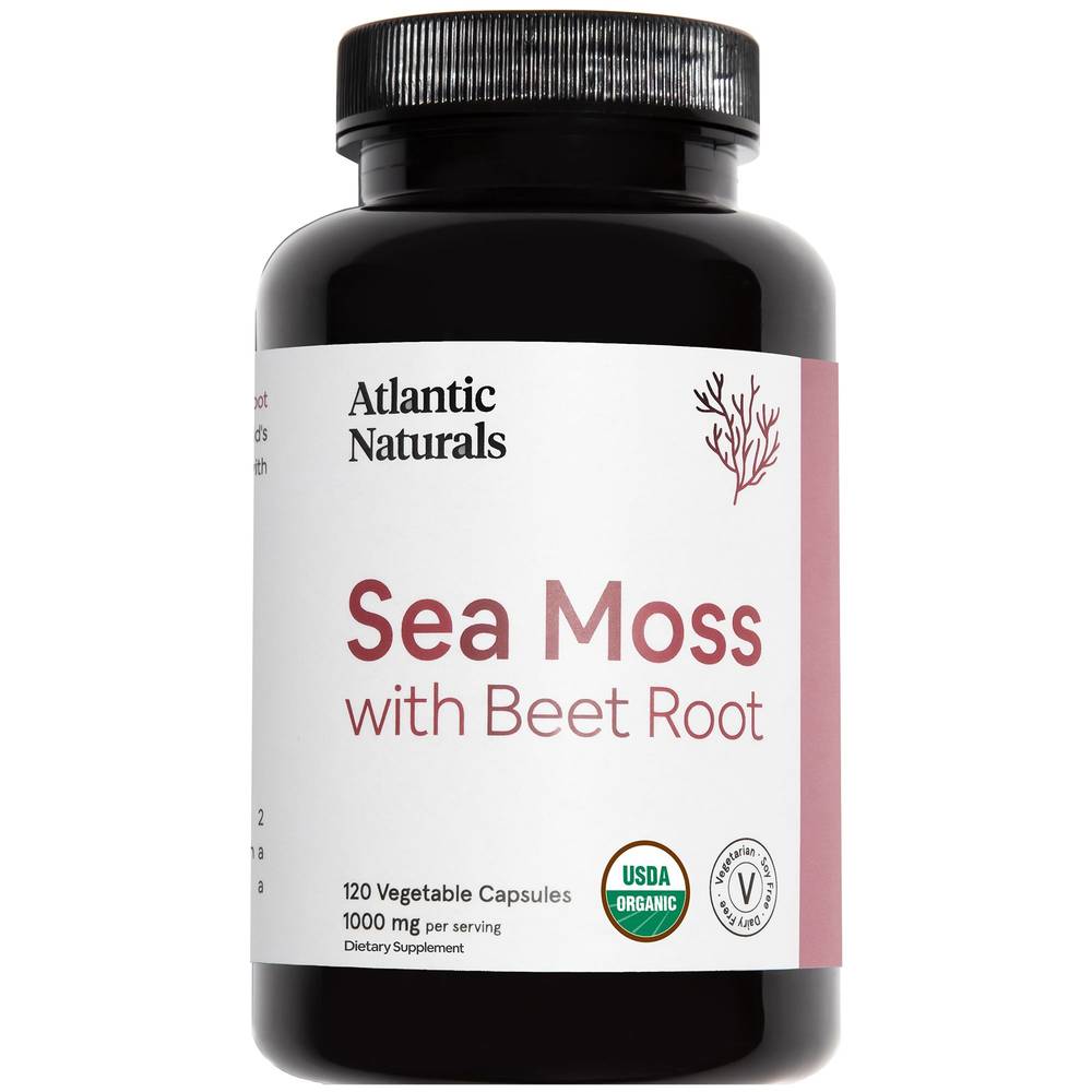 Atlantic Naturals Sea Moss Superfood Capsules 1000 mg
