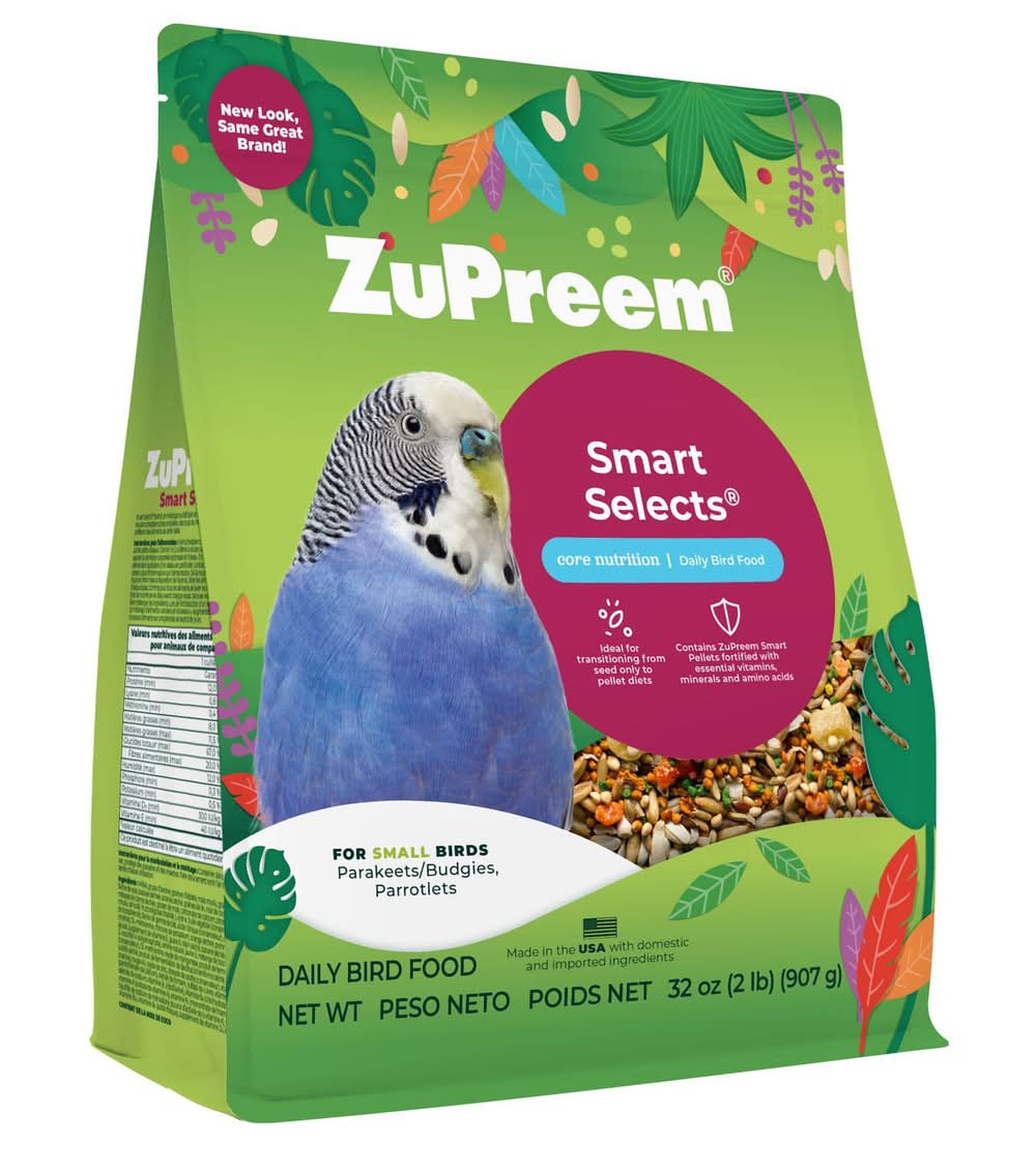 ZuPreem Smart Selects Small Bird Food, 2 lb