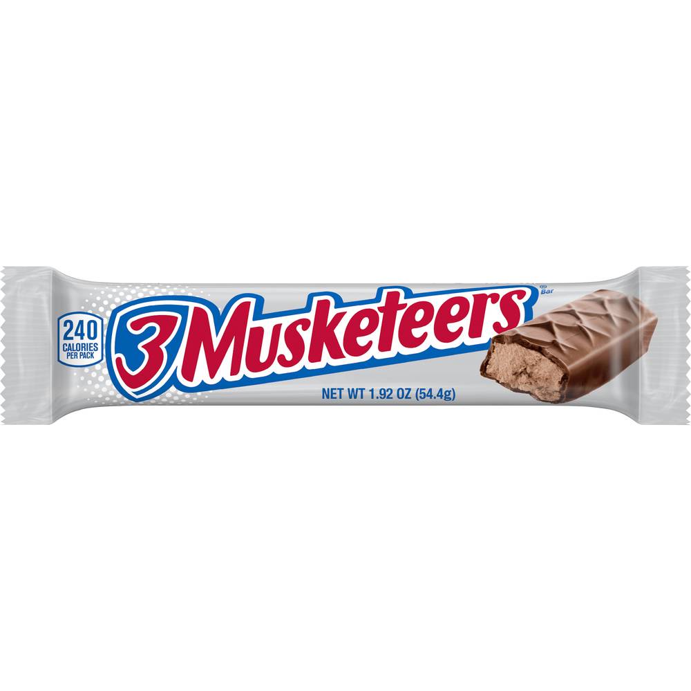 3 Musketeers Throwshine Chocolate Candy Bar