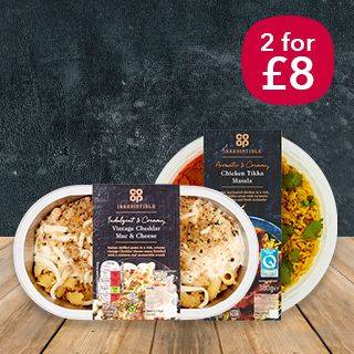 2 for £8 Irresistible Ready Meals Deal