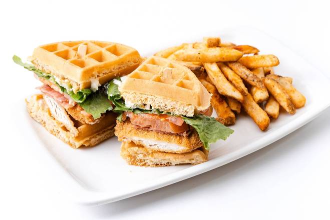 Chicken & Waffle Club Sandwich