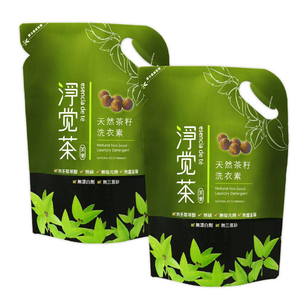 【第2件 7 折】淨覺茶-天然茶籽洗衣素補充包(1800ML/包)