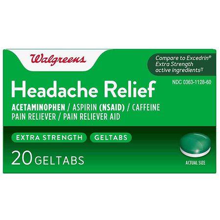 Walgreens Extra Strength Headache Relief Geltabs (20 ct)
