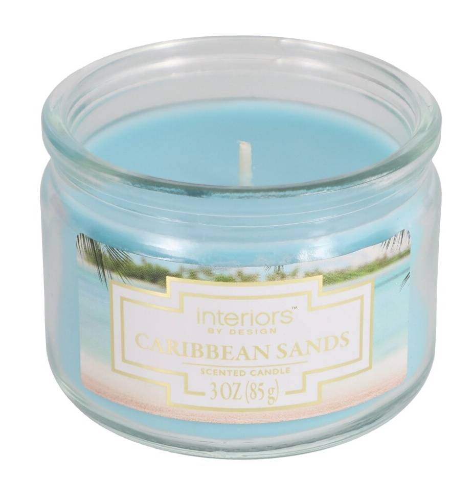 Interiors By Design Jar Candle, Caribbean Sands (3 oz)