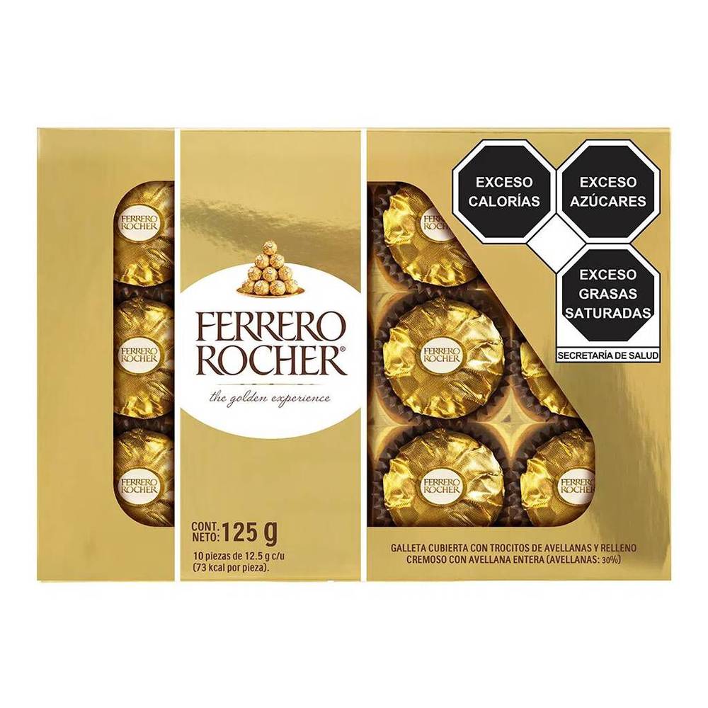 Ferrero rocher chocolate con trozos de avellana (10 un)
