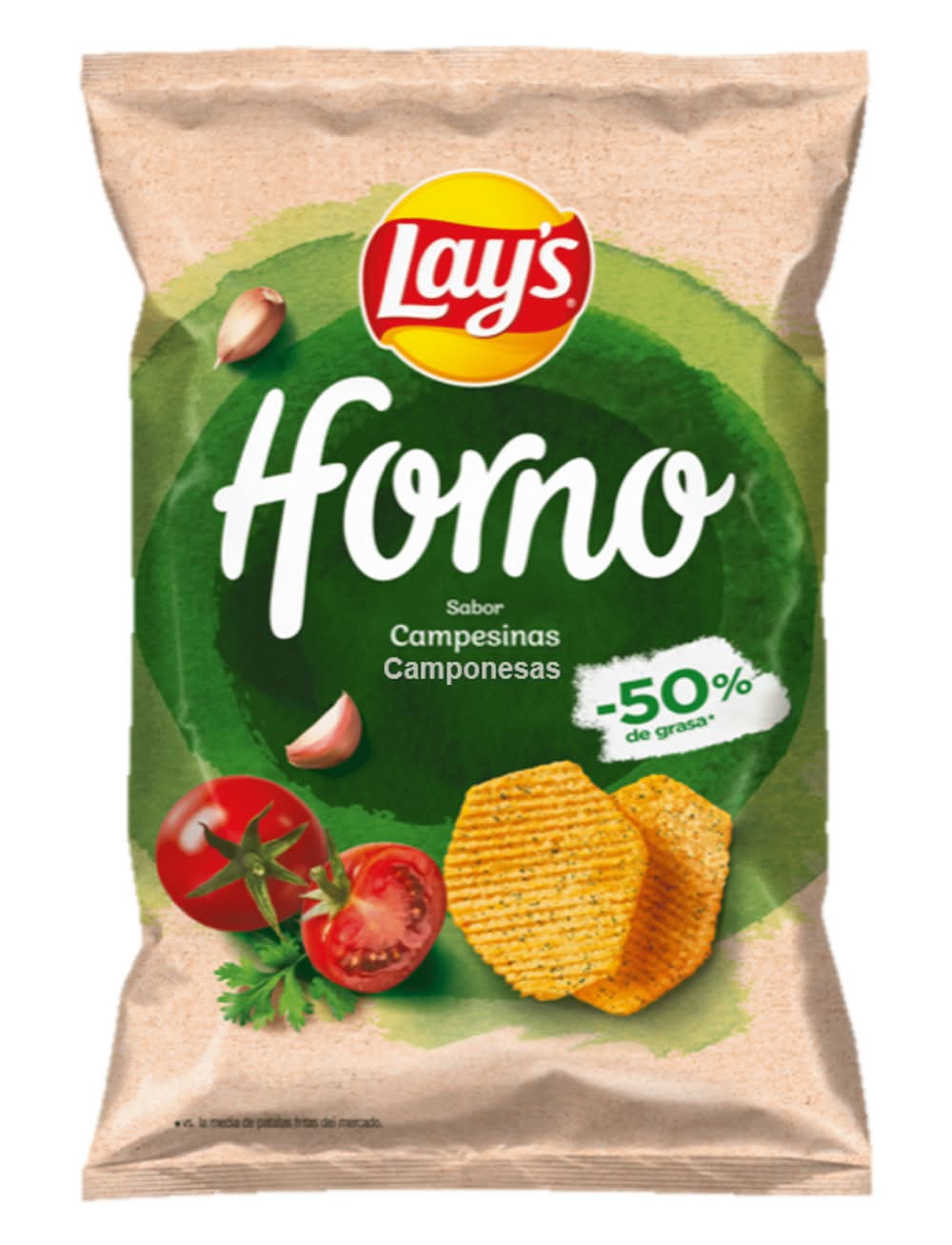 Batata Frita Forno Ondulada Sabor Camponesas Lay's (emb. 130 gr)