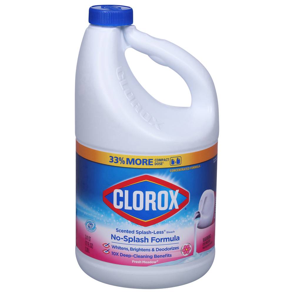 Clorox Scented Splash-Less Fresh Meadow Bleach (77 fl oz)