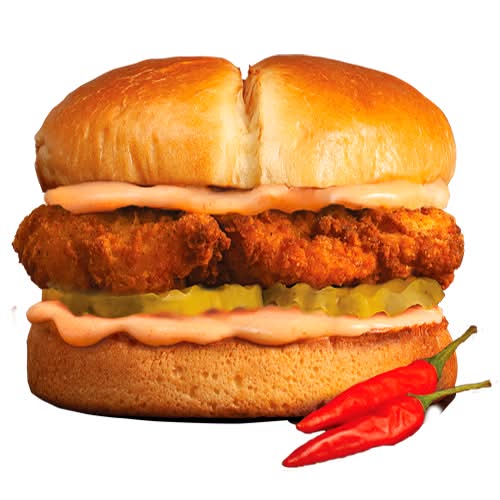 Notre sandwich épicé au poulet à base de plantes