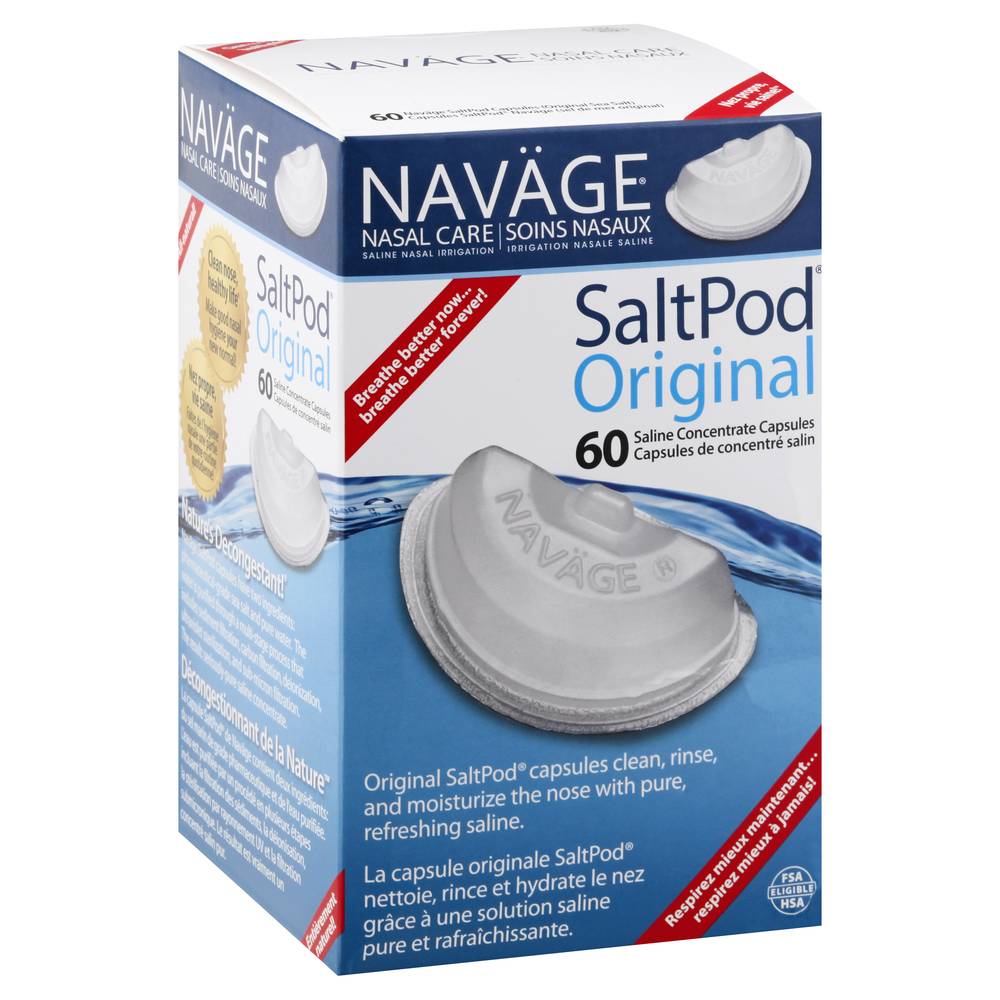 Navage Salt Pod Original Saline Concentrate Capsules (9.59 oz)