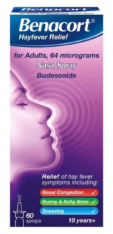 Benacort Hayfever Relief for adults 64 micrograms, nasal spray