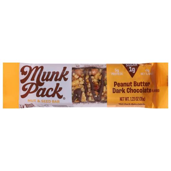 Munk pack Keto Nut & Seed Bar (peanut butter-dark chocolate)