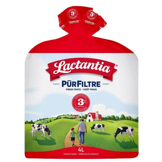 Lactantia Purfiltre Homogenized Milk 3.25% (4 L)