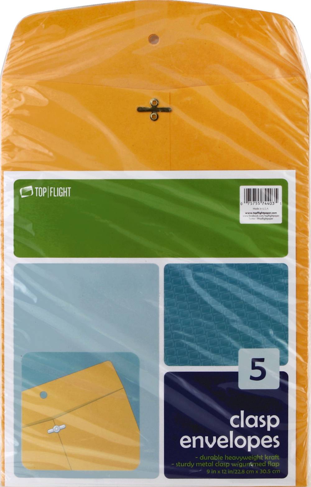 Top Flight Clasp Envelopes