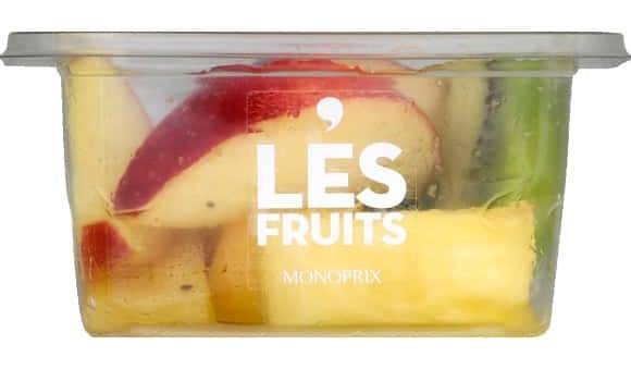Monoprix - Les fruits pomme ananas kiwi et mangue (200g)