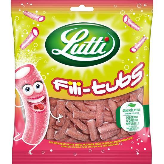 Lutti - Bonbons fili tubs, fraise, (200g)