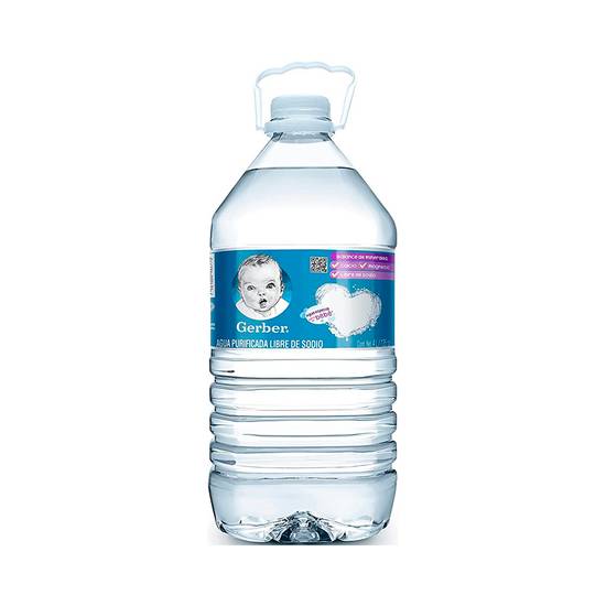 Gerber agua purificada libre de sodio (pack 3 x 4 l)