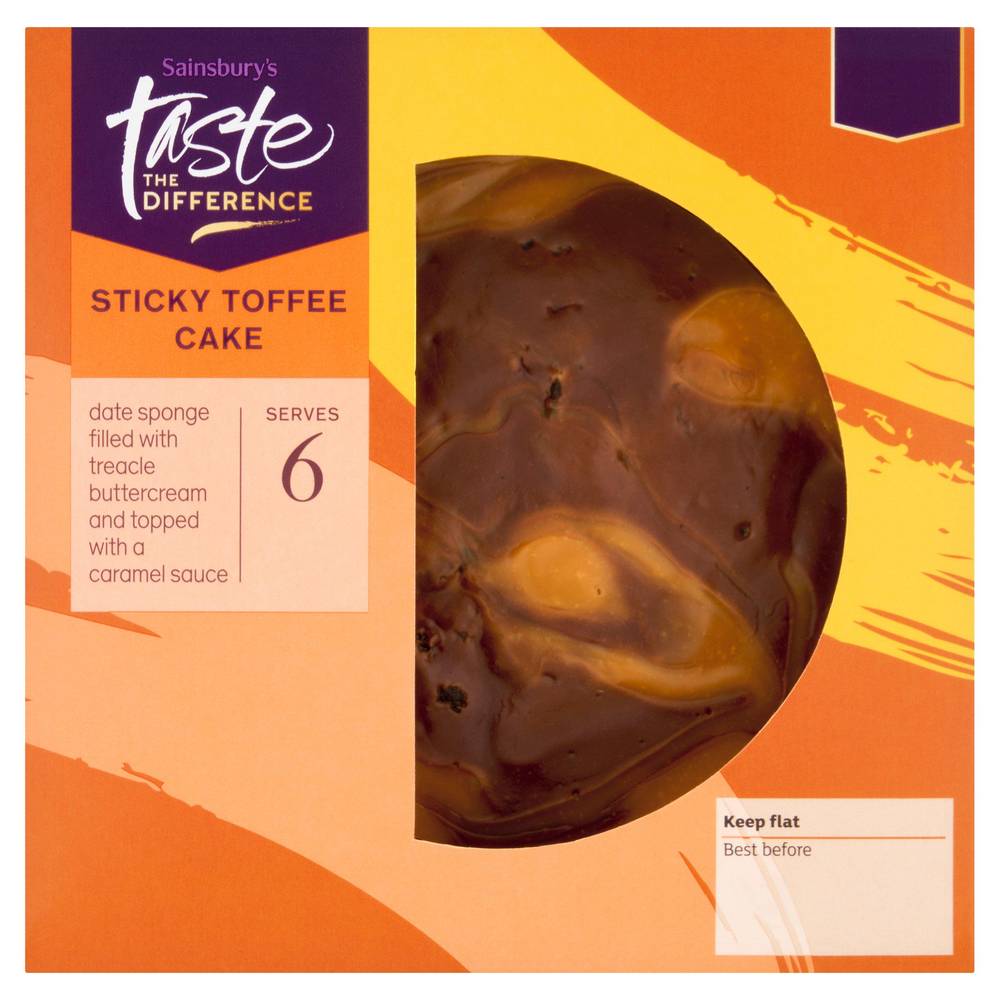 Sainsbury's Taste the Difference Sticky Toffee Cake (425g)