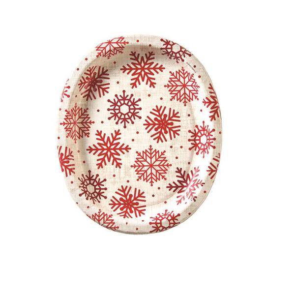 Christmas Let It Snow Oval Platters
