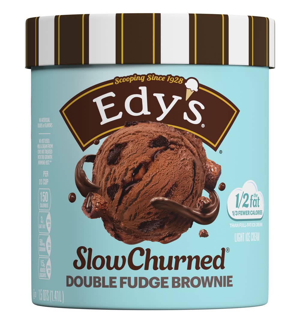 Edy's Slow Churned Double Fudge Brownie (1.5 qt)