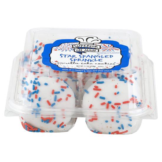 Superior on Main Star Spangled Sprinkle Cake Cookies (vanilla )