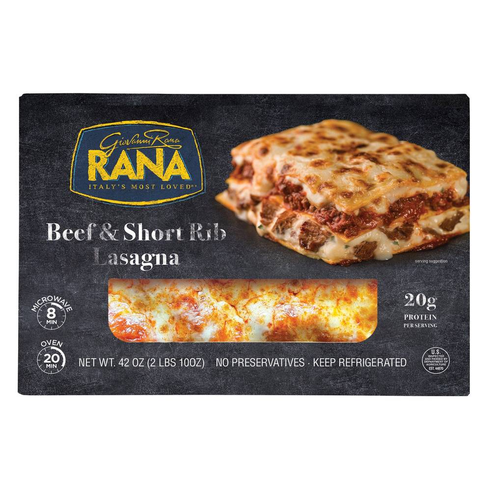 Rana Beef & Short Rib Lasagna, 42 oz