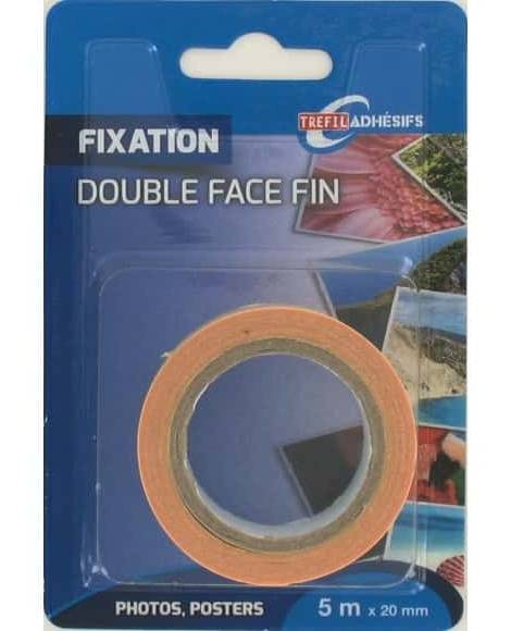 Soudex - Adhesif double face, 20 mm x 5 m