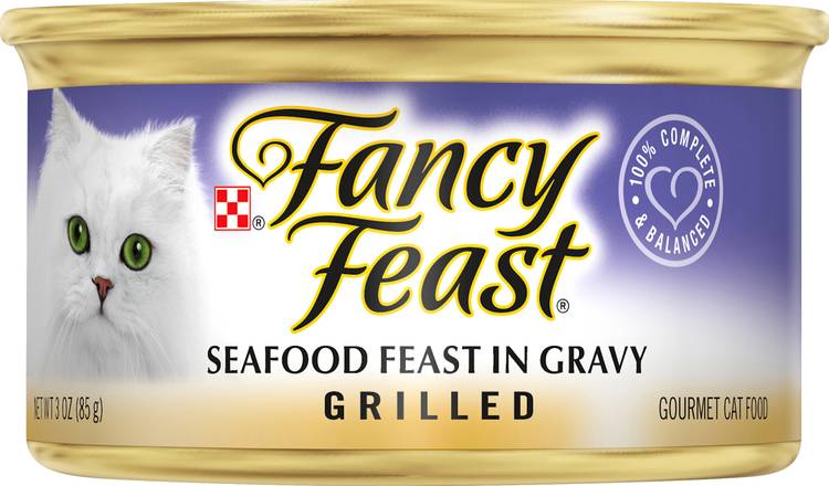 Fancy Feast Grilled Seafood in Gravy Wet Cat Food (3 oz)