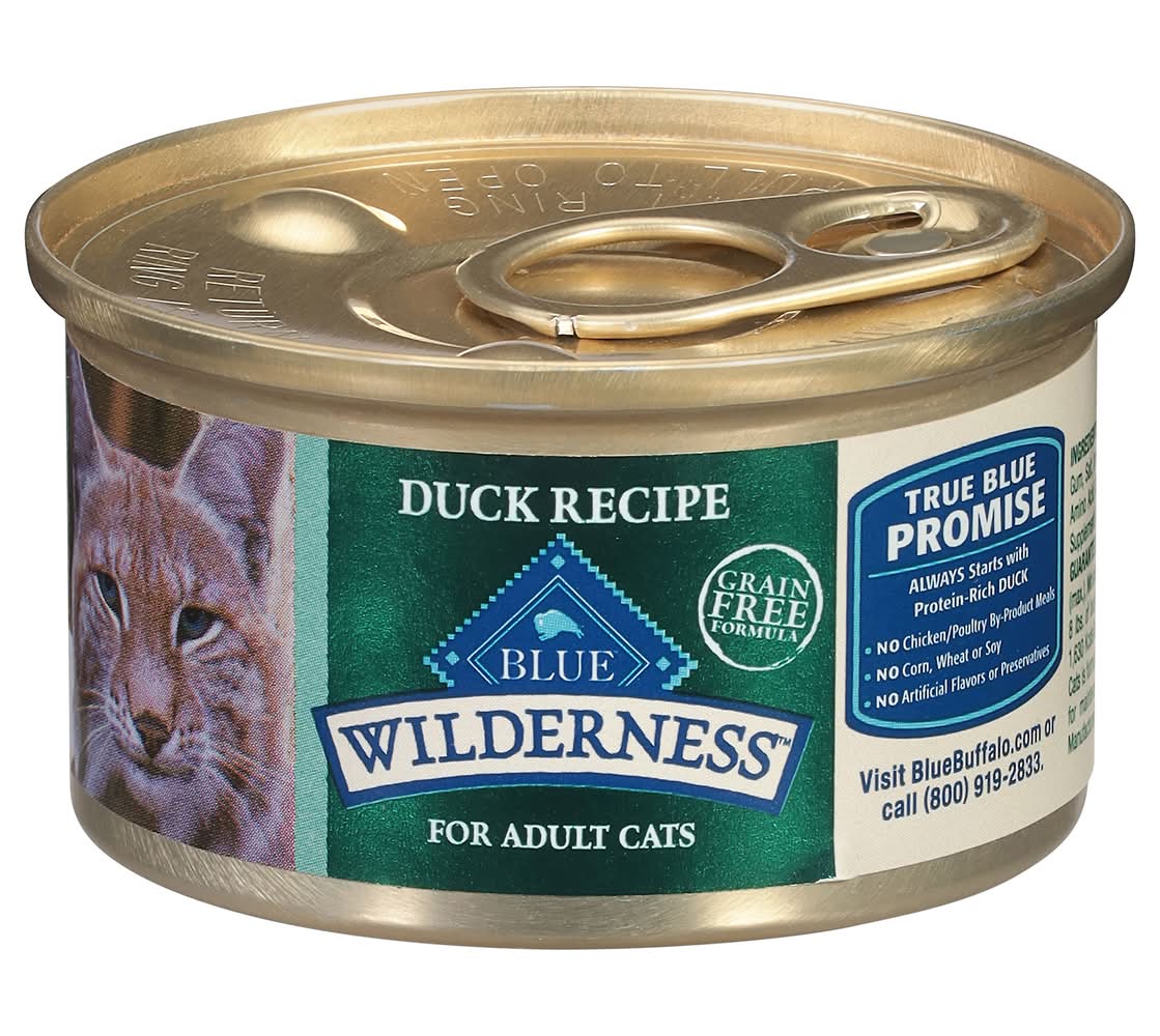 Blue Buffalo Wilderness Duck Recipe Adult Wet Cat Food (3 oz)