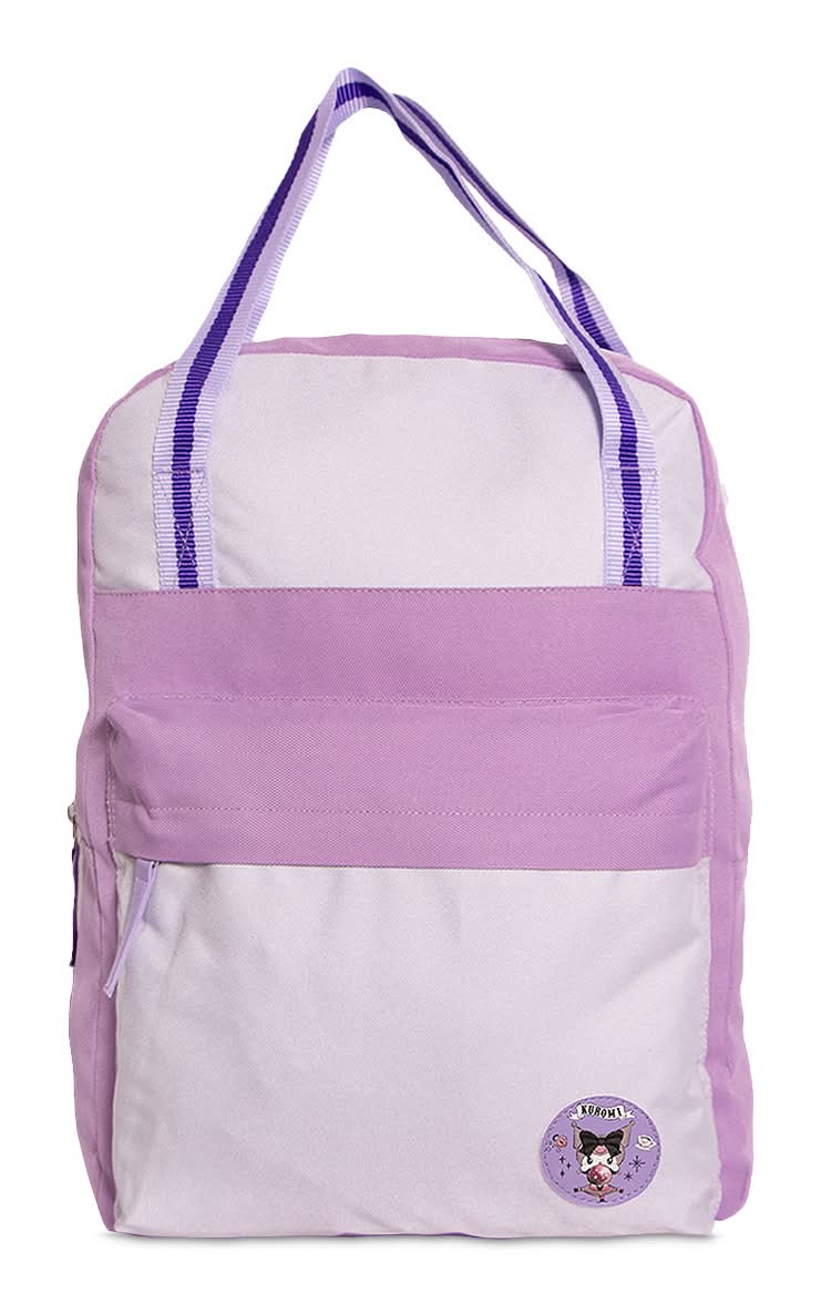 Truzt · Mochila kuromi con un compartimento, 33x41x15 cm, lila