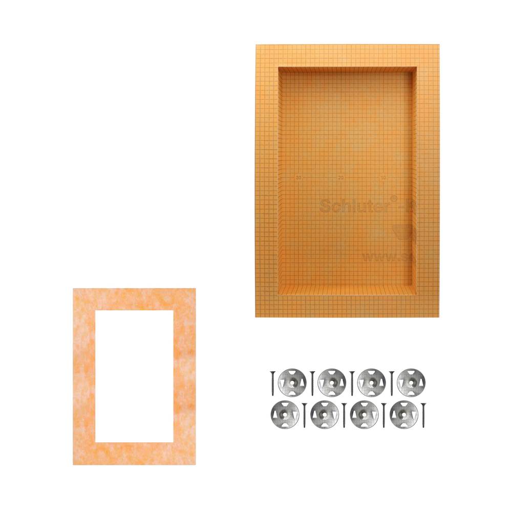 Schluter Systems Kerdi-Board-SN Shower Niche 12-in x 20-in w/Frame, Screws + Washers | KB12SN305508AF