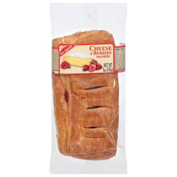 Bon Appetit Cheese & Berries Danish 5oz