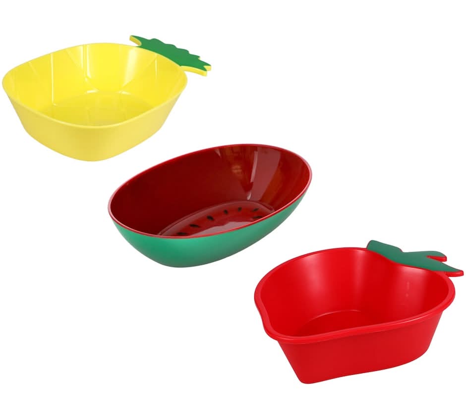Plastic Fruit Shaped Bowls