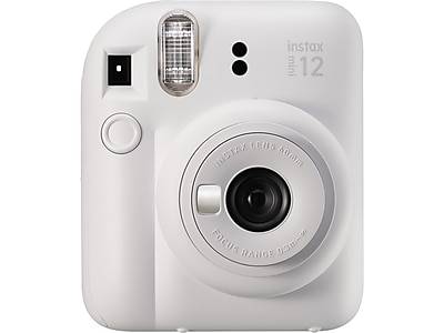 Fujifilm Instax Mini 12 Instant Print Camera, Clay White