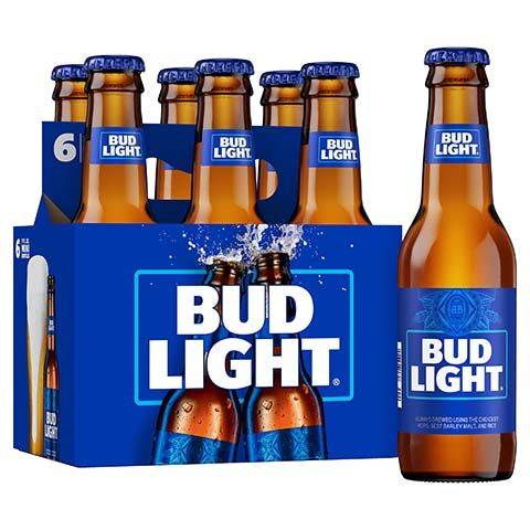 Bud Light 6 Pack 12oz Bottle